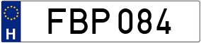 Truck License Plate